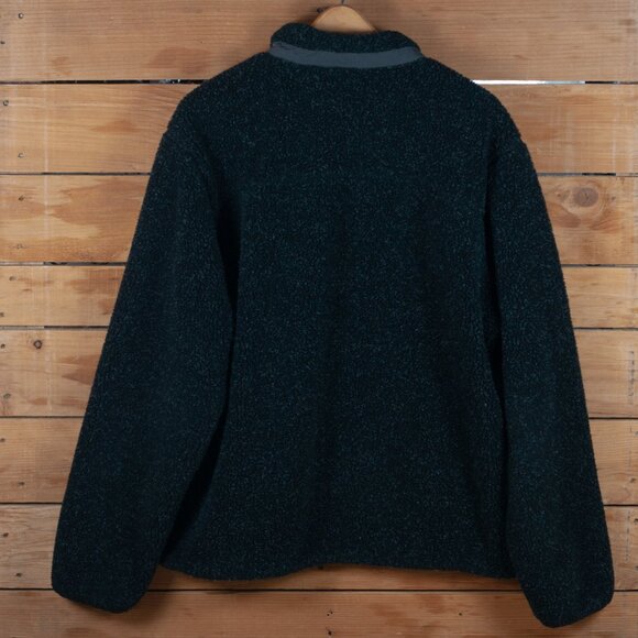 Woolrich High Point Deep Pile Fleece Jacket in Onyx Heather- Men's XL - Picture 2 of 6